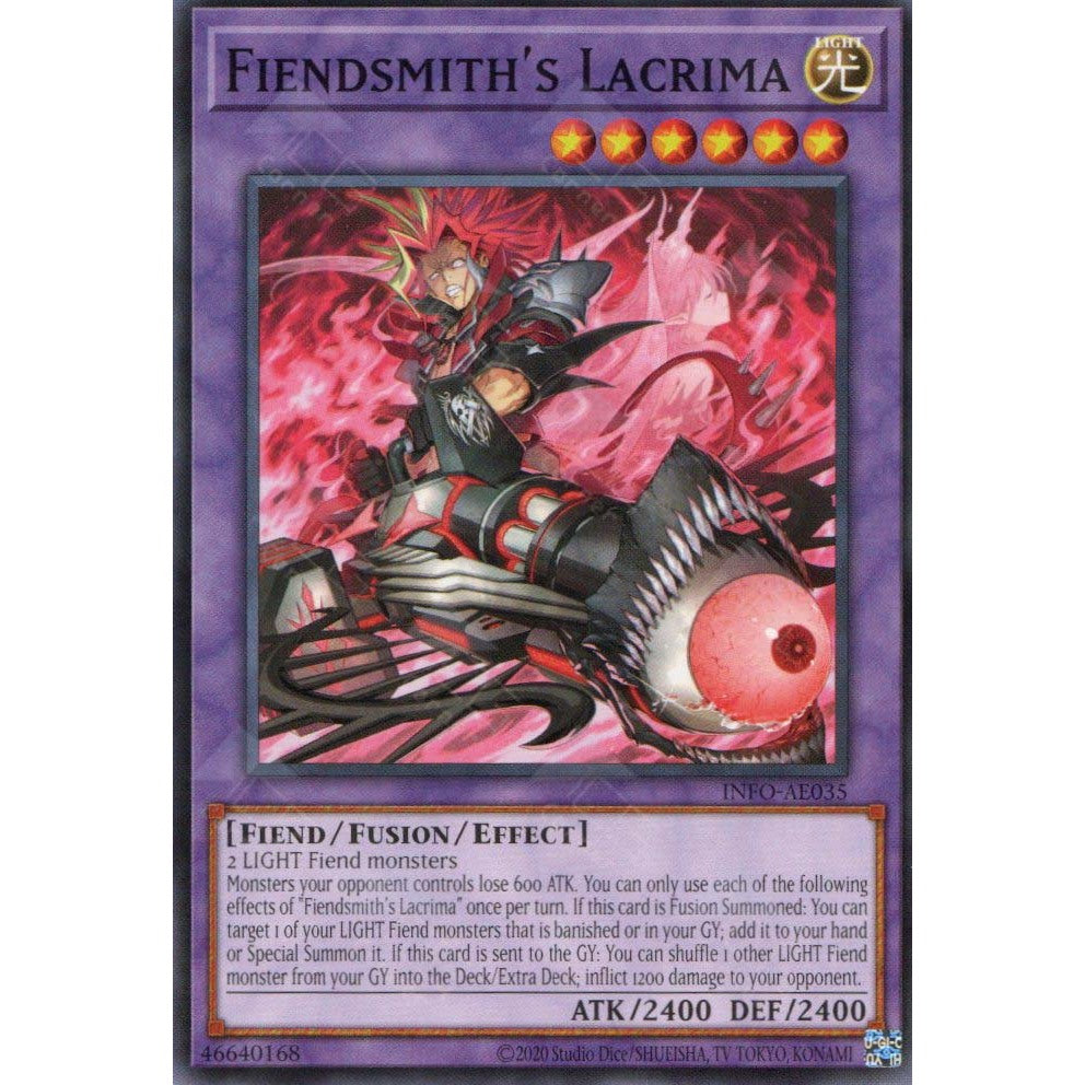INFO-AE035 Fiendsmith's Lacrima YUGIOH CARD