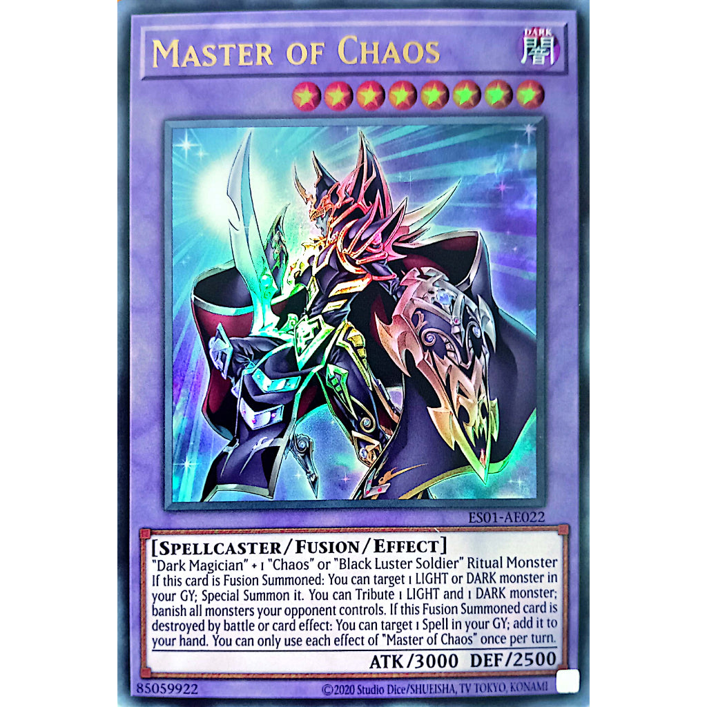 ES01-AE022 Master of Chaos UR YUGIOH CARD