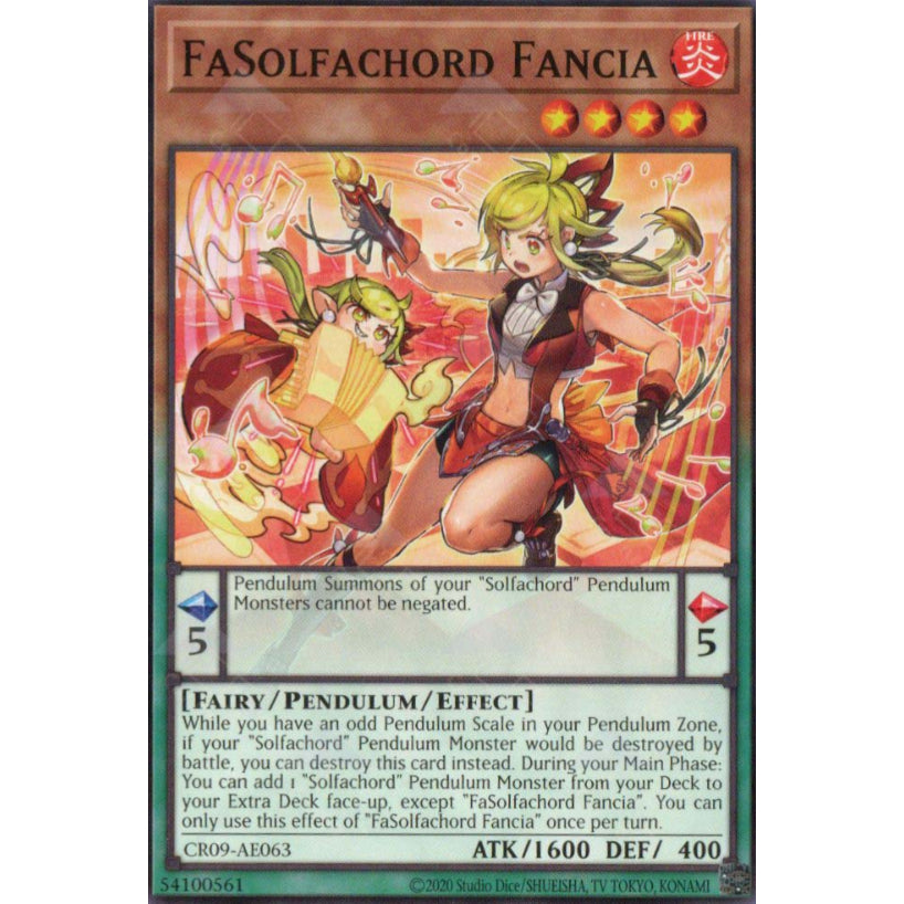 CR09-AE063 FaSolfachord Fancia YUGIOH CARD
