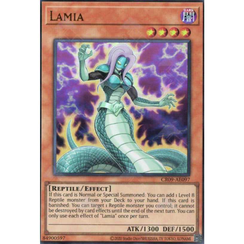 CR09-AE097 Lamia UR YUGIOH CARD