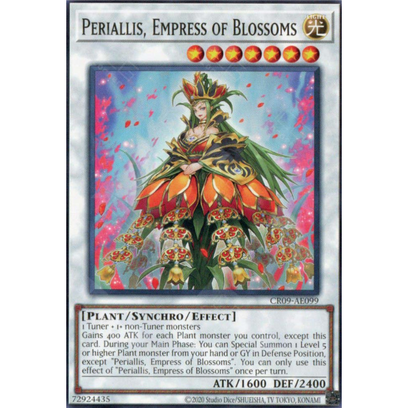 CR09-AE099 Periallis, Empress of Blossoms YUGIOH CARD