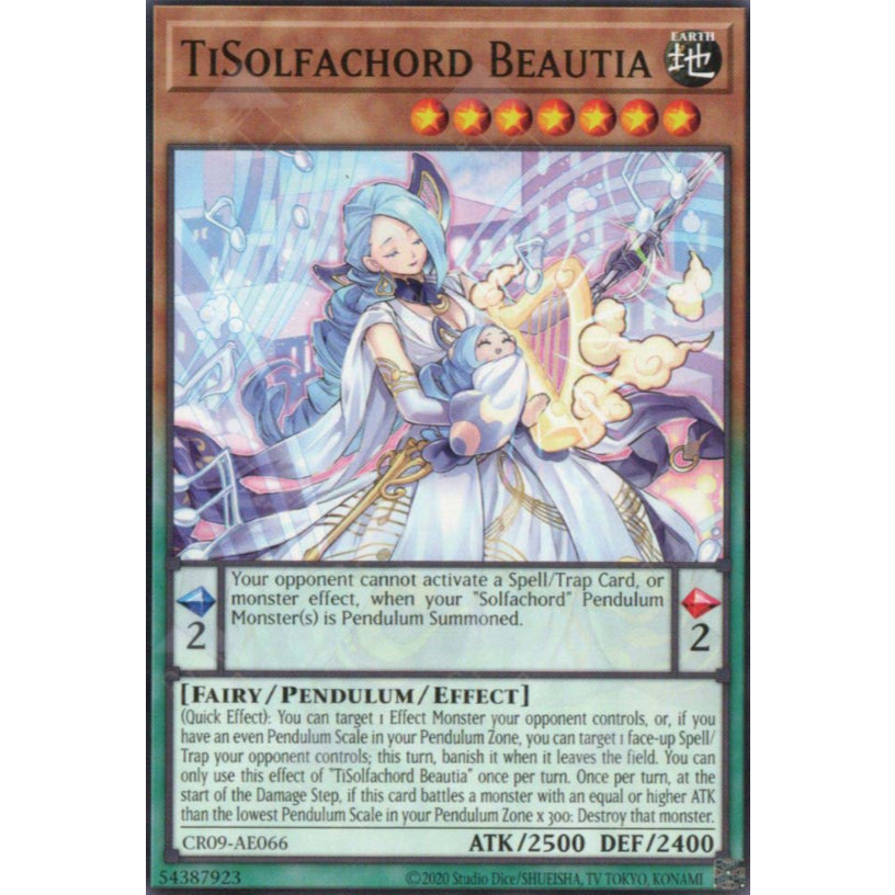 CR09-AE066 TiSolfachord Beautia YUGIOH CARD