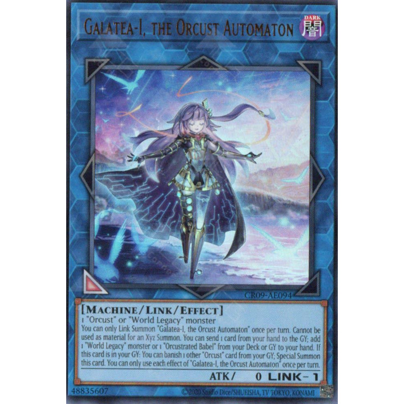 CR09-AE094 Galatea-I, the Orcust Automaton UR YUGIOH CARD