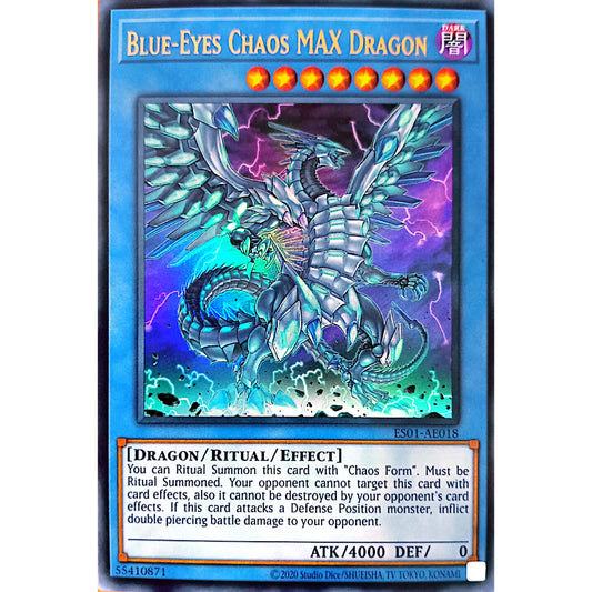 ES01-AE018 Blue-Eyes Chaos MAX Dragon UR YUGIOH CARD