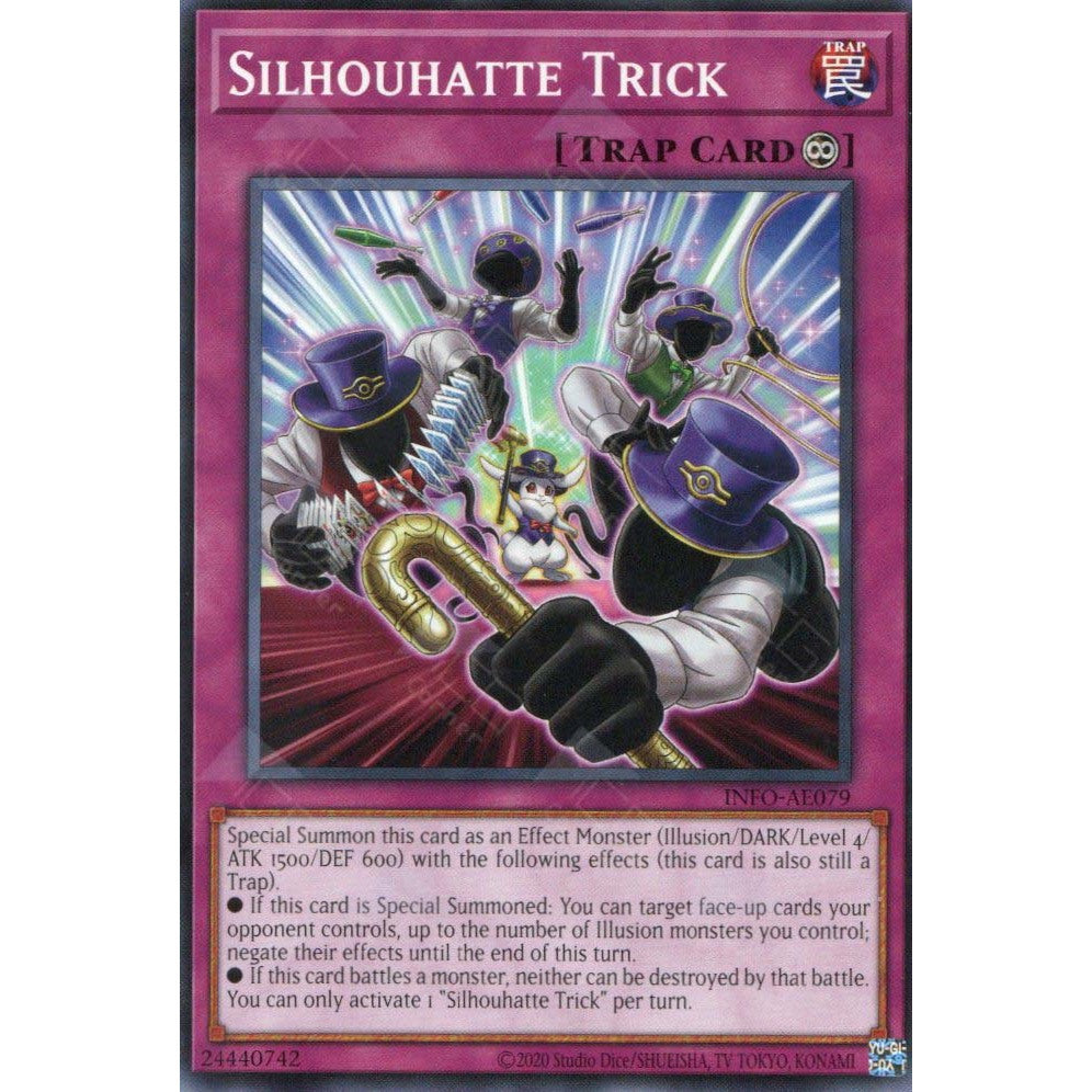 INFO-AE079 Silhouhatte Trick YUGIOH CARD