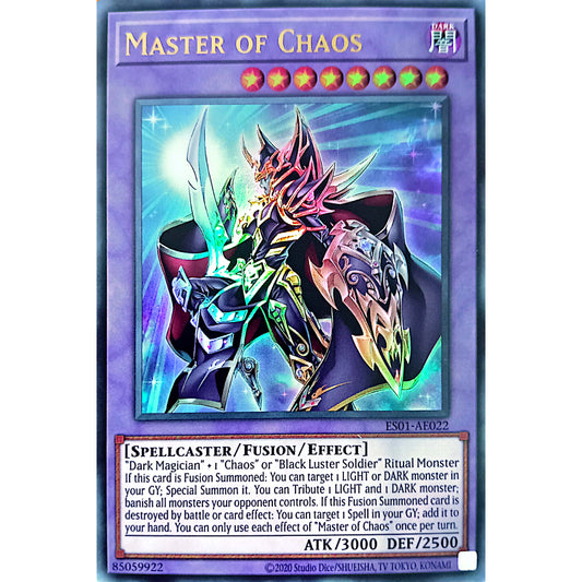 ES01-AE022 Master of Chaos UR YUGIOH CARD