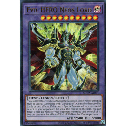Suda-AE031 Evil HERO Neos Lord UL YUGIOH CARD
