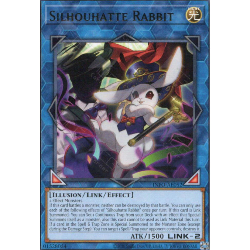 INFO-AE052 Silhouhatte Rabbit R YUGIOH CARD