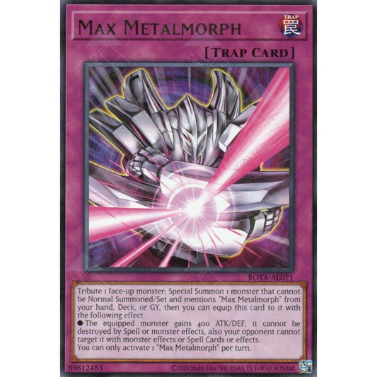 ROTA-AE071 Max Metalmorph R YUGIOH CARD