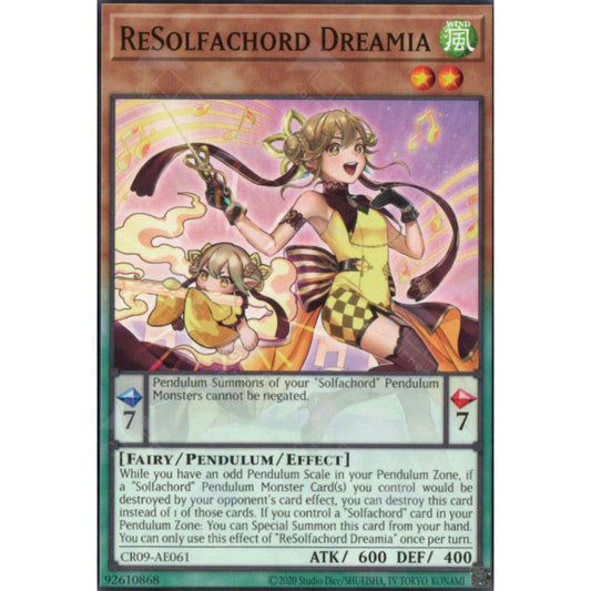 CR09-AE061 ReSolfachord Dreamia YUGIOH CARD
