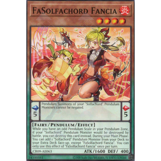 CR09-AE063 FaSolfachord Fancia YUGIOH CARD