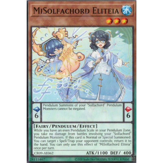 CR09-AE062 MiSolfachord Eliteia YUGIOH CARD